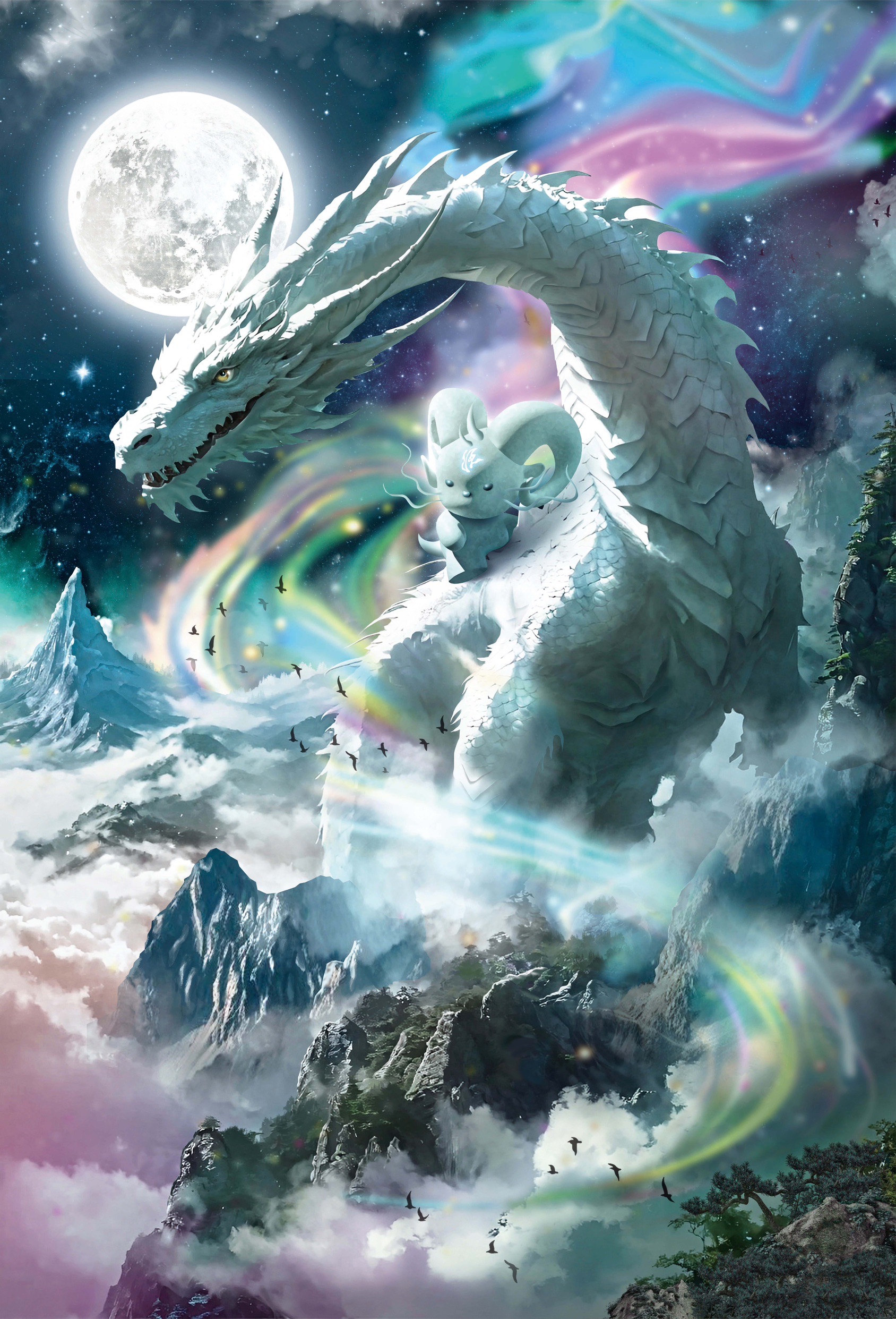 雲彩斑斕龍劃天際 - 藝站