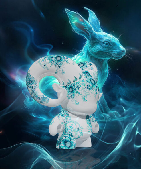 12瓷靈- 映月瓷兔 04/01 (八色可選)
