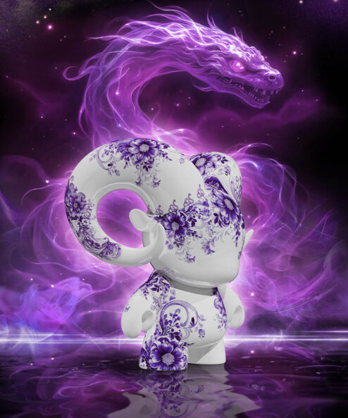 12瓷靈- 靈慧瓷蛇 06/01 (八色可選)