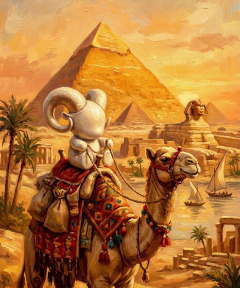 埃及・金沙旅人